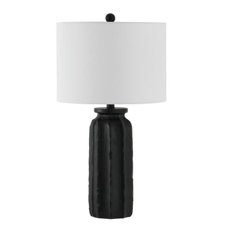 SAFAVIEH Candri 26 in. Ancient Inspirations Table Lamp, Matte Black