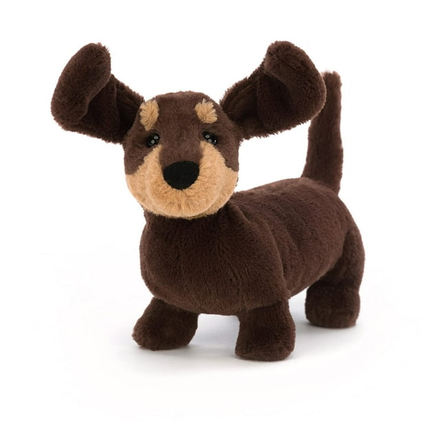 Jellycat Otto Sausage Dachshund Wiener Dog Stuffed Animal, Small