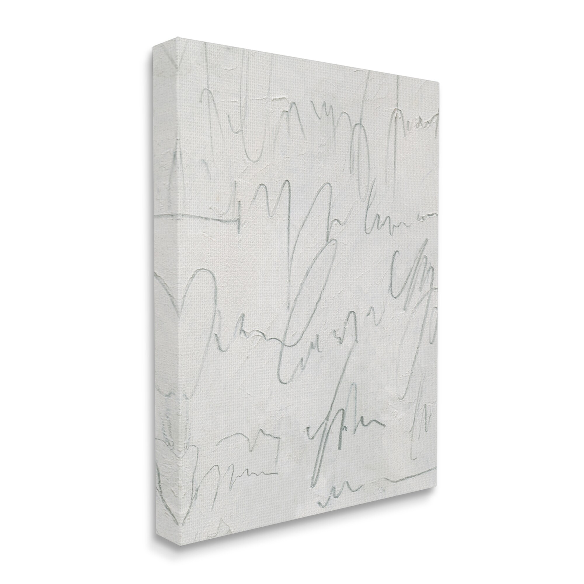Stupell Industries Messy Script on Distressed Surface Modern Abstract Composition, 24 x 30,Design by Emma Caroline