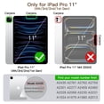 thumbnail image 2 of Funda JeTech para iPad Pro de 11 pulgadas 2022/2021/2020/2018, color negro, 2 of 6