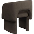 thumbnail image 4 of Meridian Furniture Emmet Brown Boucle Fabric Dining Chair / Accent Chair, 4 of 9