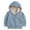 Blue, variant on SonxaHe Toddler Girls Coat Fleece Zip Up Long Sleeve Hooded Jacket Warm Thickened Soft Cozy Winter Outerwear Blue,Sized 2-3