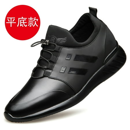 

genuine men‘s shoes popular casual youth date slip-on shoes soft bottom New cowhide invisible size 4748
