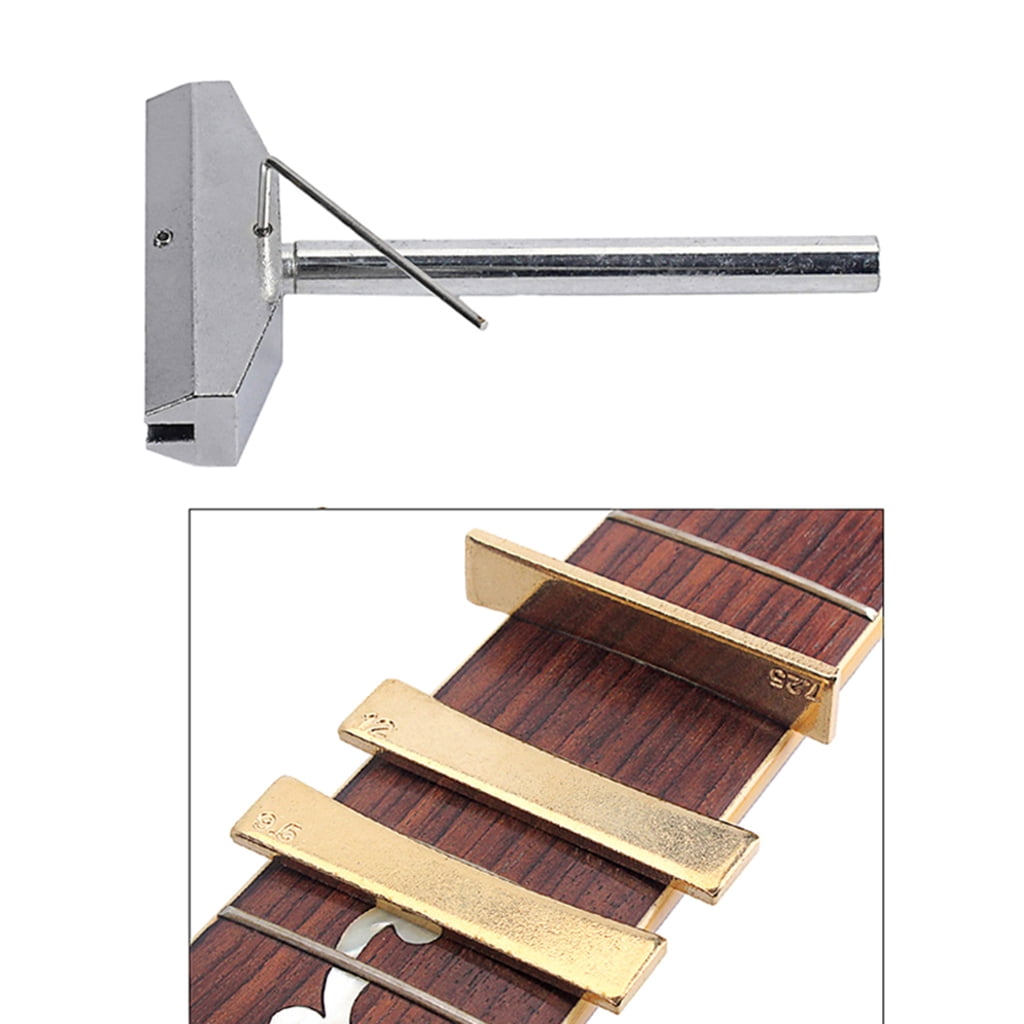 Oasiva Fretboard Press Caul & Radian Fret Inserts Guitar Bass Fingerboard Pressing Tool
