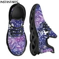 thumbnail image 1 of Zapatos de mujer con estampado de latidos de enfermera, zapatillas de deporte de suela suave para mujer, zapatillas para correr con degradado, zapatos para caminar EMT para mujer, 1 of 6