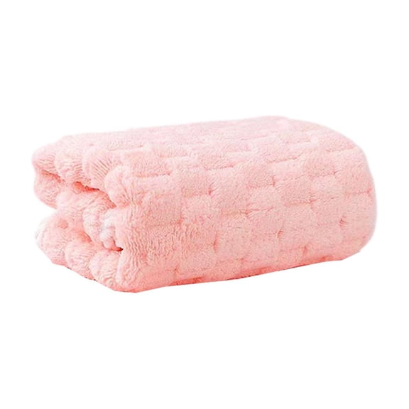 Cinvoph Velvet Towel Super Soft Cotton Towel Highly Absorbent Hand Towels for Hotel, Bathroom, Shower, Spa 14"x29" Red