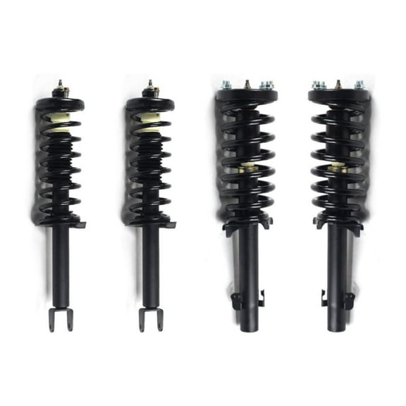 Geelife For 2008-2012 Honda Accord 4pcs Front Rear Side Complete Shock Strut & Springs