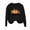 Black, variant on Aboser HAGRID'S Pumpkin Farm Sweatshirts for Women Oversized Casual Long Sleeve Pullover Shirts Retro Thanksgiving Holiday Tops Fall Fleece Crewneck Sweatshirt Y2k Clothes Army Green L