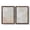 Barnwood Walnut, variant on Twitch I - Premium Framed Canvas 2 Piece Set - Ready to Hang
