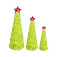 thumbnail image 2 of Flocked Christmas Trees, Christmas Mini Christmas Tree Christmas Table Stand Scene Setting Decoration Tray Ornament, 2 of 7