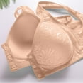 thumbnail image 3 of Front Closure Bras for Women Comfortable No Underwire Push Up Bra for Women with Support, 3 of 8