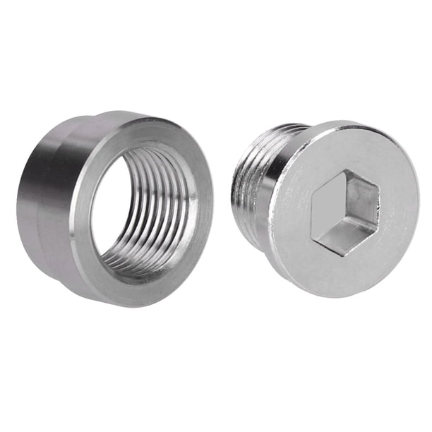 Enchufe hexagonal, enchufe de rosca Tuerca de soldadura Enchufe de rosca Enchufe de tubo Accesorio del sensor de oxígeno Tecnología de vanguardia