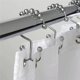 thumbnail image 1 of DEKAXID - Anillas de cortina de ducha de acero inoxidable para baño, resistentes al óxido, con deslizador de rodillo para barra de ducha, 1 of 6