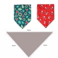 thumbnail image 2 of Breathable Pet Triangle Scarf Bibs, Full of Christmas Element Patterns, for Dogs and Cats, 2 of 5