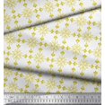 thumbnail image 3 of Soimoi Poly Georgette Fabric Damask Decorative Print Fabric by Yard 52 Inch Wide, 3 of 3