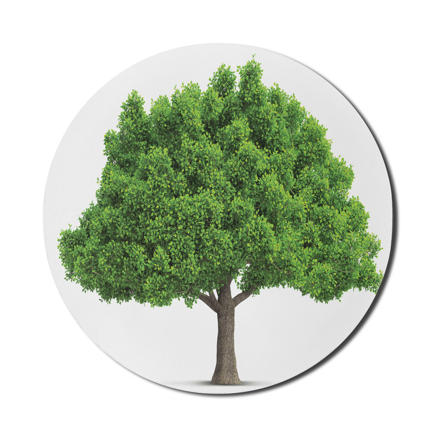 Tree Mouse Pointer Computer Tree Mouse Pad for Computers, Computer Graphics of a Tree Silhouette on ...