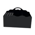 thumbnail image 2 of Organizador de herramientas de peluquería Organizador de escritorio de la caja Espacio guardado de suministros prácticos de peluquería para clips de Negro, 2 of 8