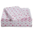 thumbnail image 3 of Cozy Line Moorland Pastel Sheets Set - Pink floral, Deep Pockets (Twin), 3 of 3