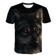 thumbnail image 1 of Animal Lobo camiseta para niños estampado niños Harajuku 3D camiseta verano niños manga corta niñas camiseta dibujos animados bebé T-Shirts6M Gao Jinjia LED, 1 of 2