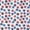 Patriotic Football Helmets, variant on Singer, 100% Cotton, Festive Dogs In Hats, Cut by Yard