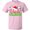 AD-Pink, variant on Uncle Claus with Christmas Santa Hat and Snowflakes T-Shirt