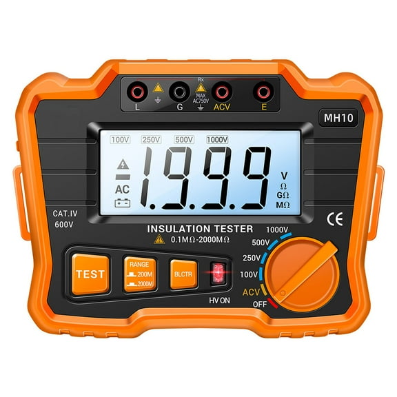 DECORNIJIA 1Set Electronic Megohm Meter for Technicians in Insulation Resistance Measurement