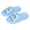 Sky Blue, variant on hzomhy Unisex Childrens Home Slippers Reversible Thickened Soft Nonslip Washable Quick Drying Plush Breathable Lightweight Comfortable Indoor