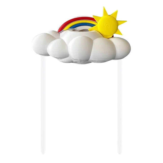 Injueey Rain Makergift Adaptable a cualquier escena Regalo para amantes de las plantas Rain Makergift para amantes de las plantas Diseñado Jardín y Patio nubes de sol arcoiris
