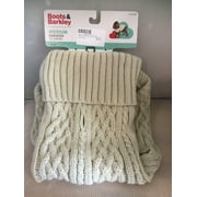 Cable Knit Turtleneck Dog Sweater - M - Cream - Boots & Barkley
