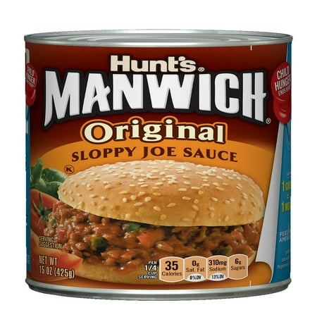 Manwich Original Sloppy Joe Sauce, 15 oz - Walmart.com