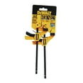 thumbnail image 3 of Dewalt-DWHT83148 2 Pack Small One-Handed Bar Clamps, 3 of 3