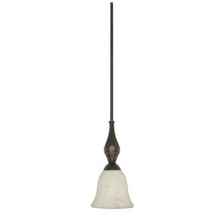 

Nuvo 60/1157 Cipriani Pendants 6in Garnet Bronze Marbleized 1-light