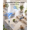 thumbnail image 7 of Reelexia 8L Humidifiers for Bedroom Large Room, Top Fill Ultrasonic Cool Mist Tower Humidifiers with Humidistat, Auto Shut-off, 7 of 7