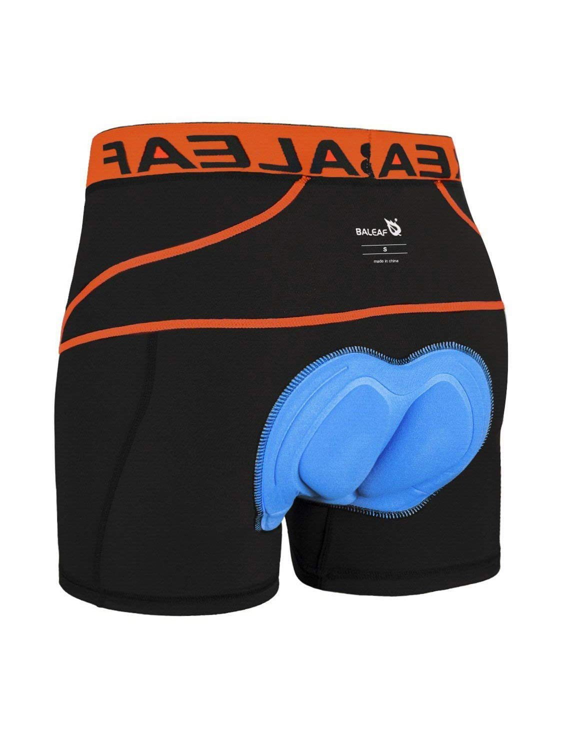 Mengove Comfortable Bicycle Cycling Underwear Men And Women Padded Shorts Unisex 3D Padded Bicycle Cycling Underwear Sponge 