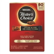 Nescaf Taster's Choice Stick Pack, House Blend, 80/Box