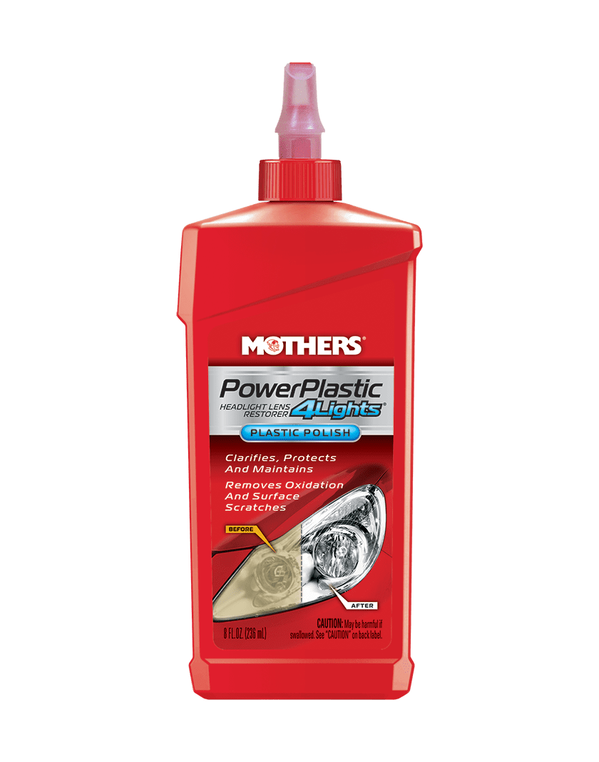 Mothers 08808 PowerPlastic 4Lights Plastic Polish (8 oz)