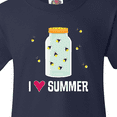 thumbnail image 4 of Inktastic I Love Summer Cute Fireflies Youth T-Shirt, 4 of 5