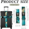 thumbnail image 2 of Polyester Luggage Straps with Palstic Clasps Marble 1800x50mm, 2 of 8