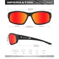 thumbnail image 4 of Gafas de sol OUKEMAX polarizadas para hombre, deportivas, paquete de 3 + UV400, 4 of 7