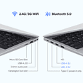 thumbnail image 6 of Coolby Laptop computer, 16GB RAM 240GB SSD, 15.6" Full HD,Quad Core 6500Y Up to 3.4GHz, Lightweight Notebook , HD Port,Webcam,Type-C PD Charging, Poratable Business and Student Laptops, 6 of 7