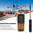 thumbnail image 3 of Anemometer, Wind Speed Meter, With A Bag For Convenient Carrying, Hot Wire Anemometer, For Temperature Sensor Fishing Wire Temperature Gauge Speed Sensor, 3 of 8