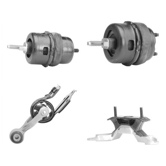 Engine and Transmission Mount Kit - 4 Piece - Compatible with 2012 - 2014 Chevy Impala 3.6L V6 Gas 2013