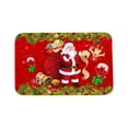 thumbnail image 4 of 2xalfombra De Baño Navideña, Alfombra De Baño Lavable Para Fiesta Navideña, Regalo De Bañera, Santa S, 4 of 8