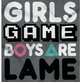 thumbnail image 2 of Girls Game Boys Are Lame Video Gamer Girls Kids T Shirt Tees Teen Brisco Brands L, 2 of 6