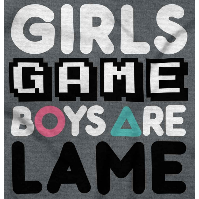 Life's A Glitch Then Lag Video Game Crewneck T Shirts Boy Girl Teen Brisco  Brands L