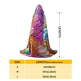 thumbnail image 2 of Honeii Rainbow Melting Ice Cream Print Poncho Cape, Cloak Coat, Snuggly Hooded Wearable Blanket, Hooded Cape For Teenagers,Halloween Costumes-Medium, 2 of 7