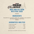 thumbnail image 6 of Purina Prime Bones Small Dog Treats Rawhide Free Duck Soft Chew Sticks, 16.5 oz Pouch (26 Count), 6 of 10