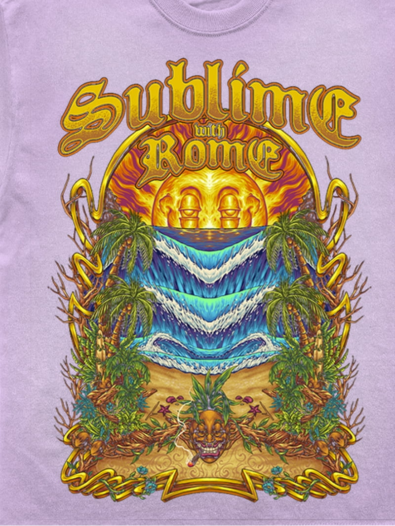 Sublime with Rome men's Mineral Wash Graphic Tee - Walmart.com