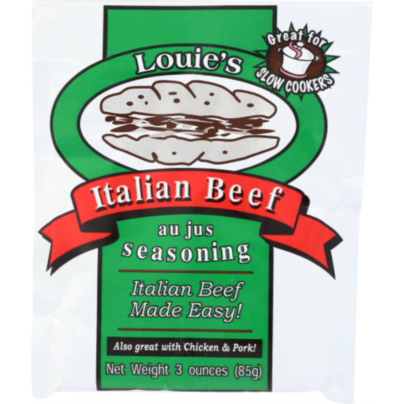 Louie's Seasoning Italian Beef Au Jus, 3 Oz