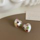thumbnail image 2 of Pendientes de corazón de amor Salvador personalizados para mujer 1,7 cm x 1,7 cm plata, 2 of 10